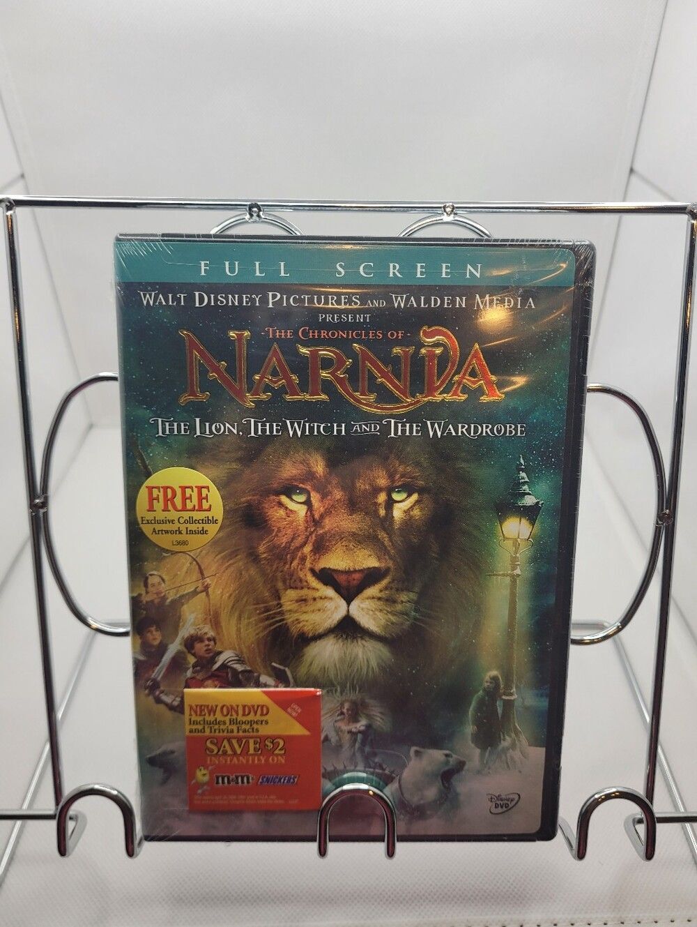 Chronicles of Narnia The Lion Witch & Wardrobe Full Screen DVD New Sealed